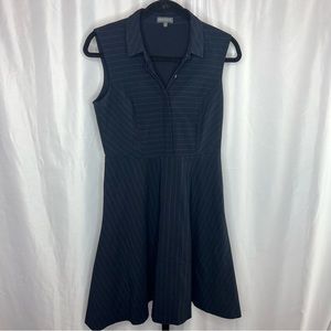 Vince Camuto Navy Blue Pinstripe Dress, size 6P